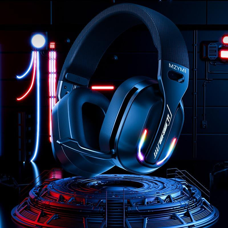 MZYMI GT100 Is a Professional Design for E-Sports Gaming Headset with Multiple Functions, Featuring Both Wired and Wireless TWS Connectivity for Gaming and Noise Reduction.Stereo Audio, PS5, PS4, Switch – Gaming Headset with Support for 5.4 Headphones